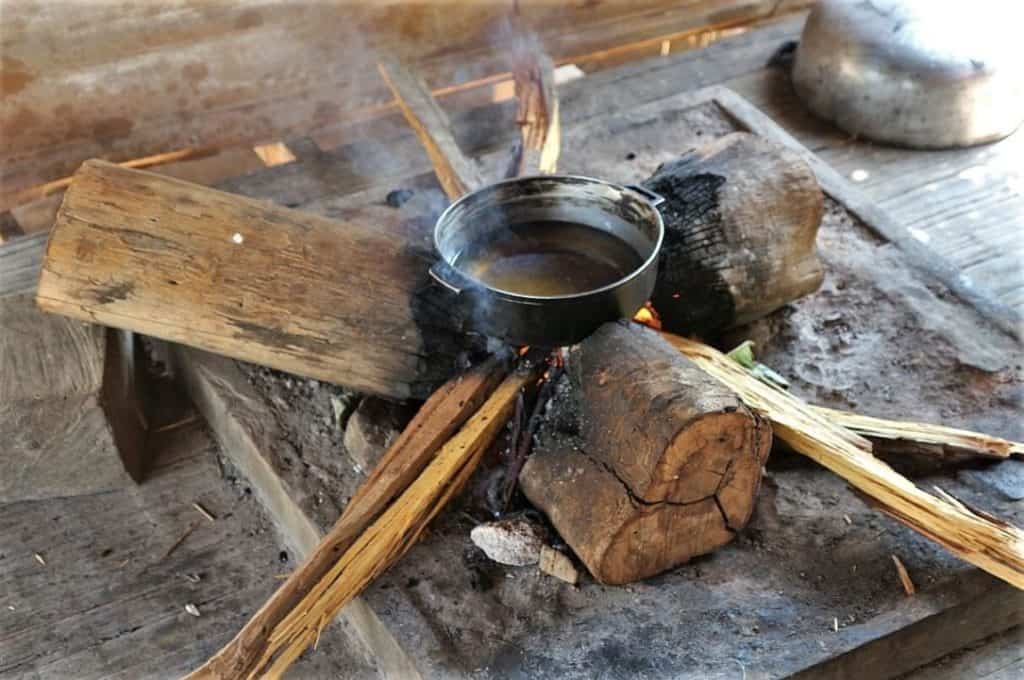 Indianie Embera cooking