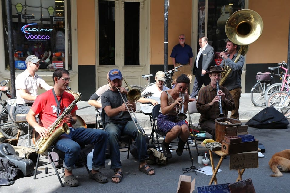 Nowy Orlean - Dzielnica Francuska 30 Nowy-Orlean-uliczni-muzycy