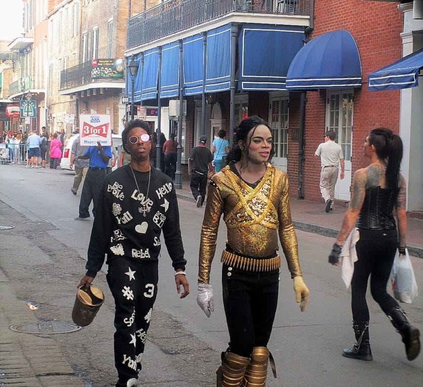 Nowy Orlean - Dzielnica Francuska 21 Nowy-Orlean.-Burbon-Street.-Halloween