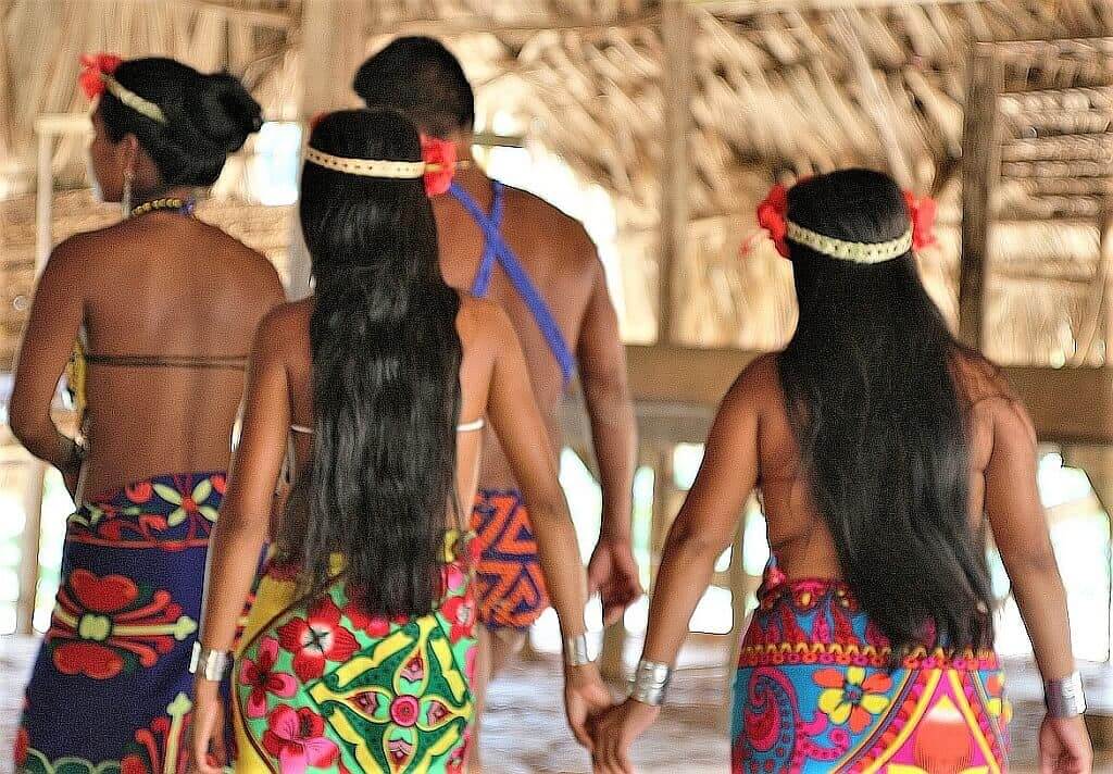 Panama Embera Village dance