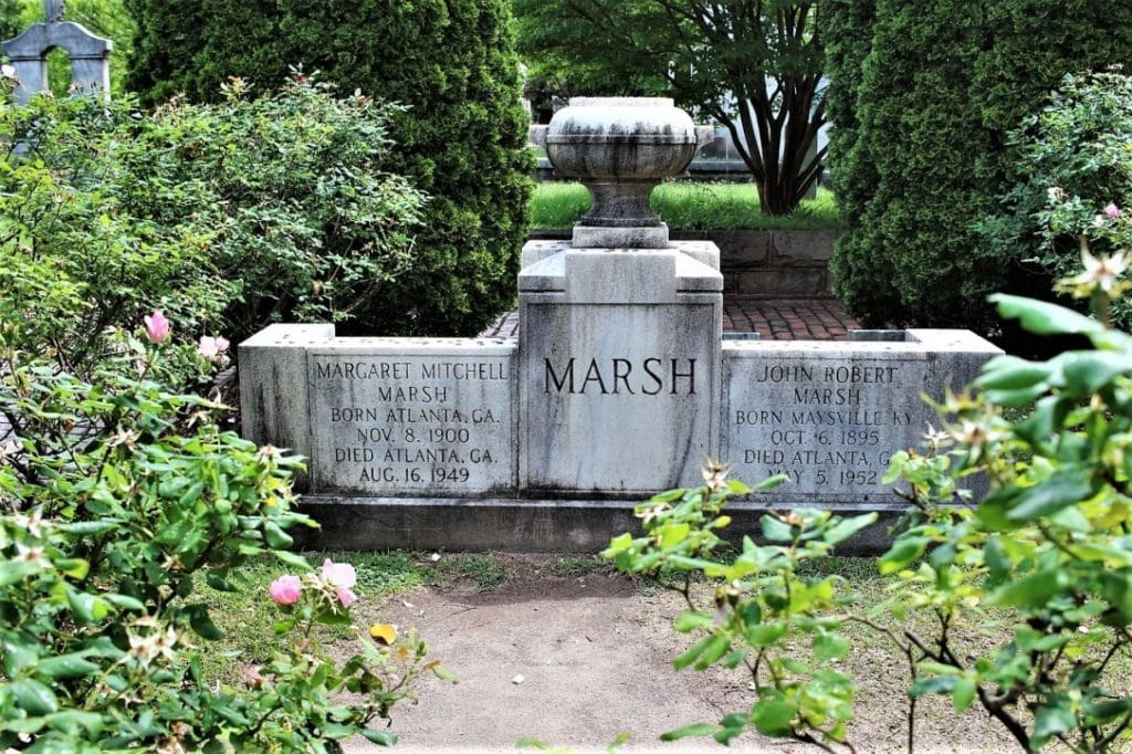 Oakland Atlanta grob Margaret Mitchell i jej meza