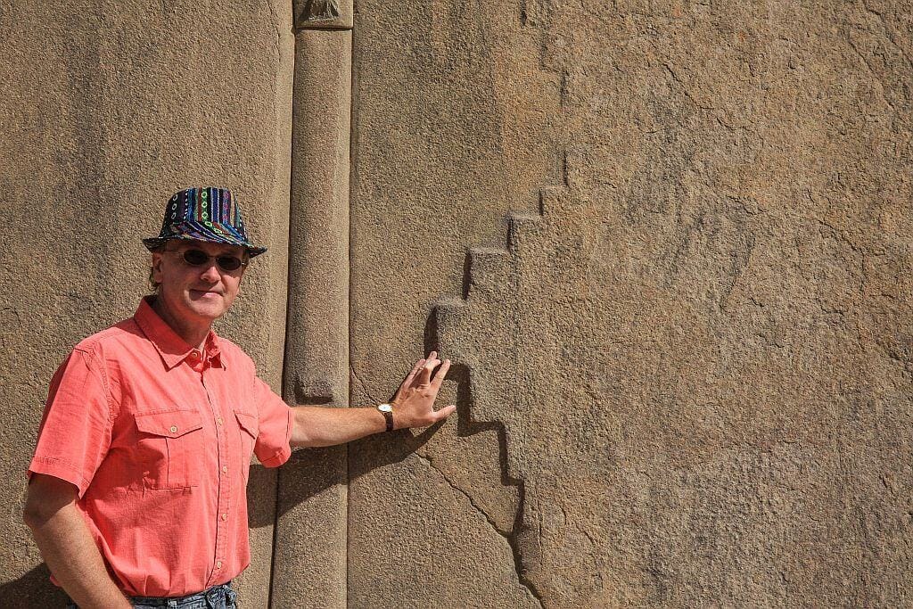 Ollantaytambo detale na 7 monolitach