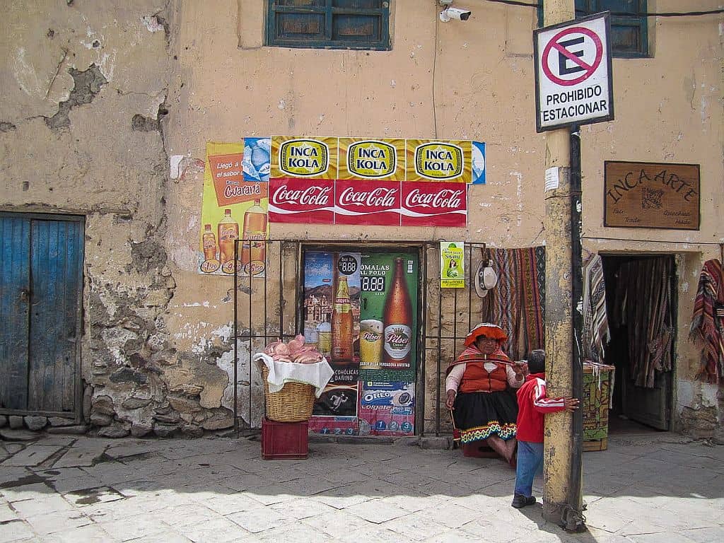 Ollantaytambo. Inca cola