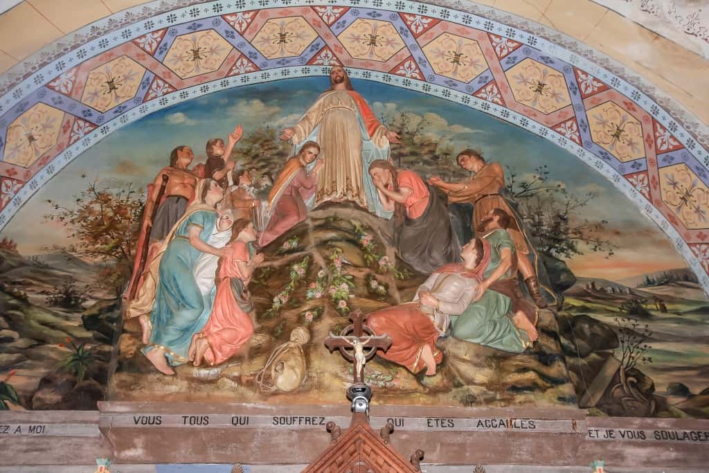 Zamki Katarow Rennes le Chateau fresk 2 1