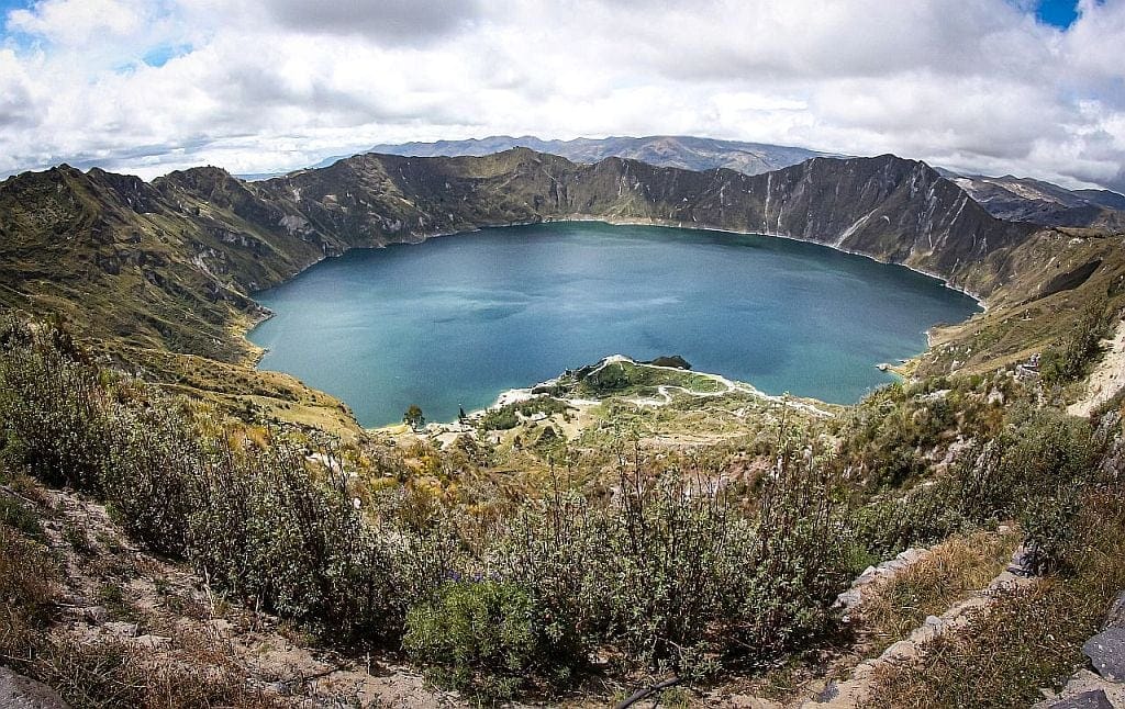 Wulkany w Ekwadorze 26 wulkany w ekwadorze Quilotoa Crater lake 1