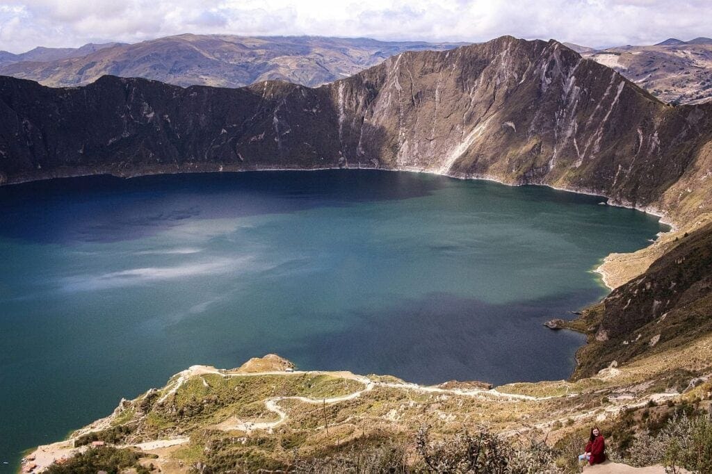 Wulkany w Ekwadorze 27 wulkany w ekwadorze Quilotoa Crater lake 3