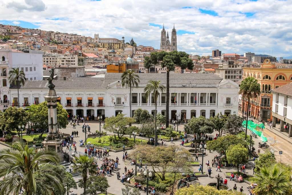 Quito stolica Ekwadoru Plac Niepodleglosci 1