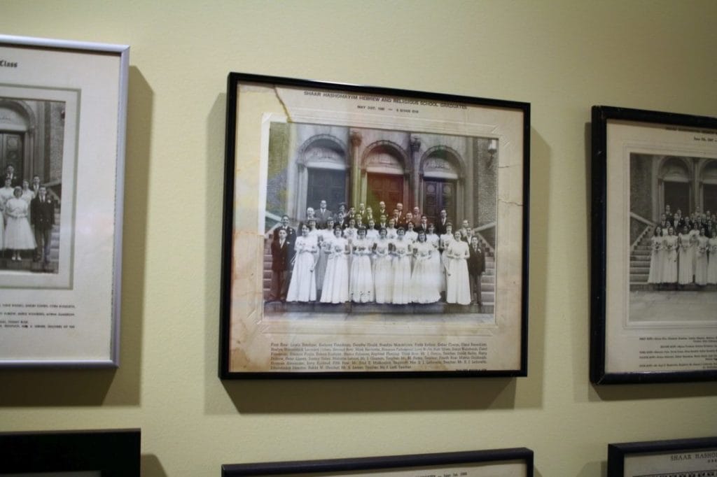 Montreal. synagoga, zdjęcie z ukonczenia szkoły Leonard Cohen