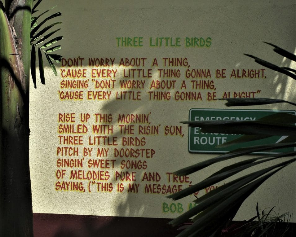 Bob Marley i Rastafarianie 31 Muzeum Boba Marleya Three Little Birds