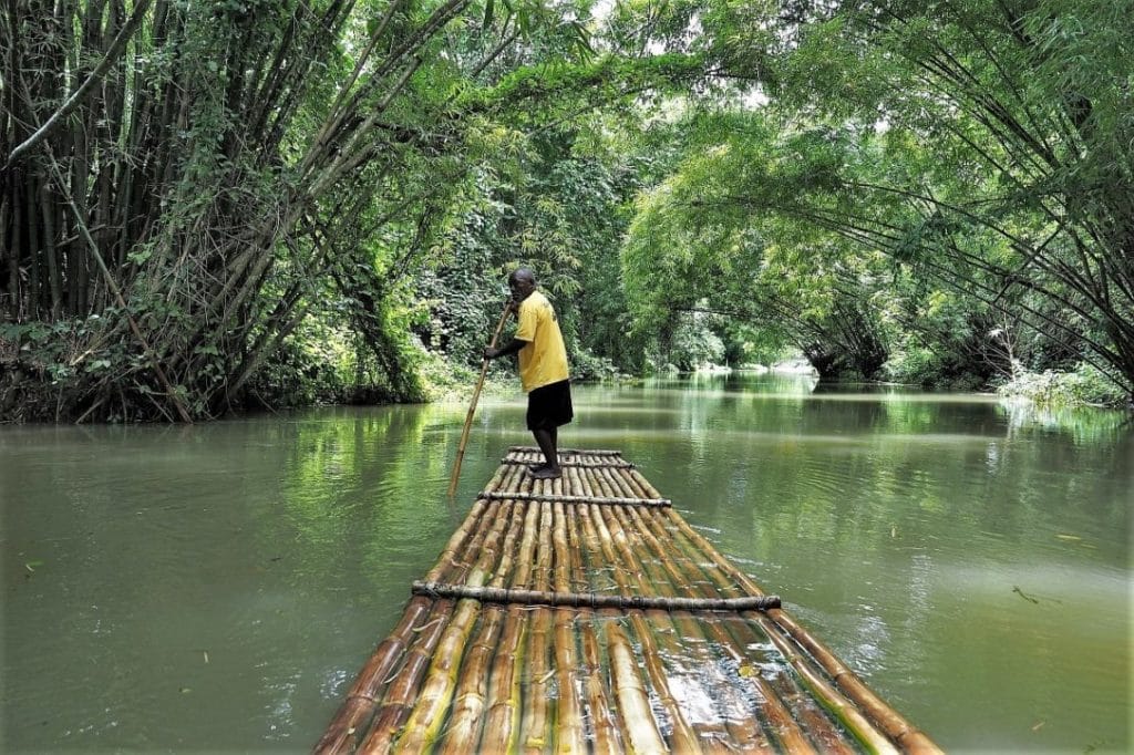 Co zobaczyć na Jamajce 19 Rafting. Jamajka.