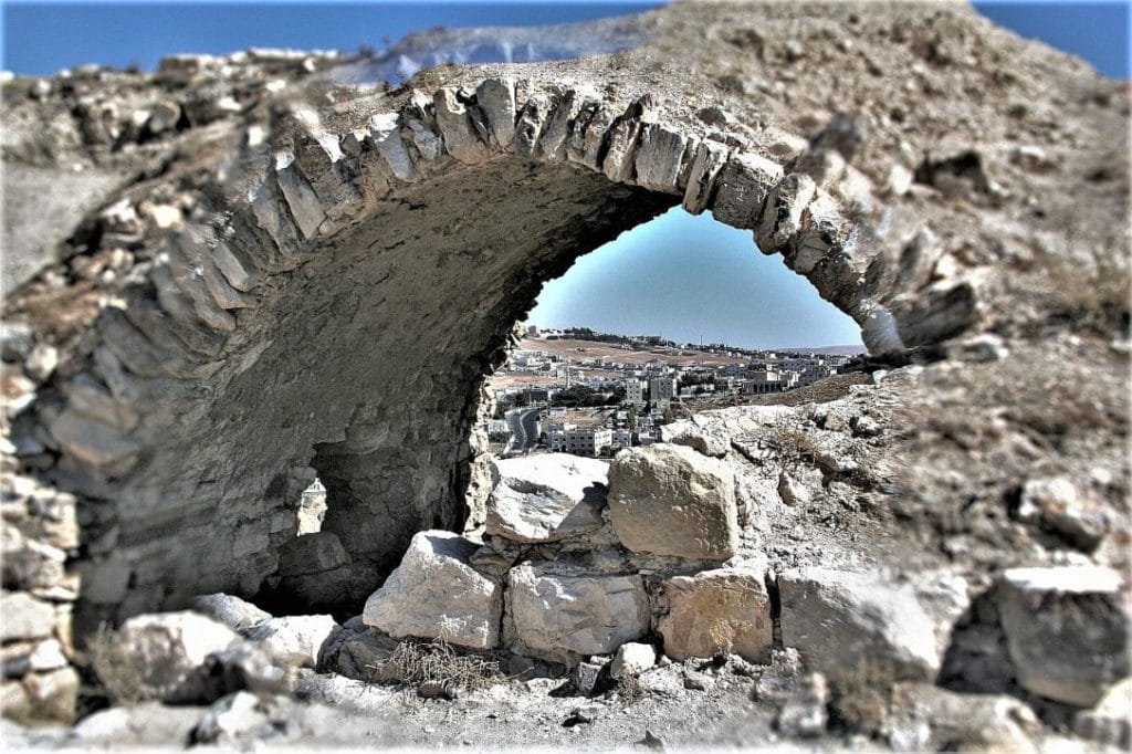 Zamek Al-Karak, twierdza Heroda i mapa z Madaby 7 Jordania. Zamek Kerak.