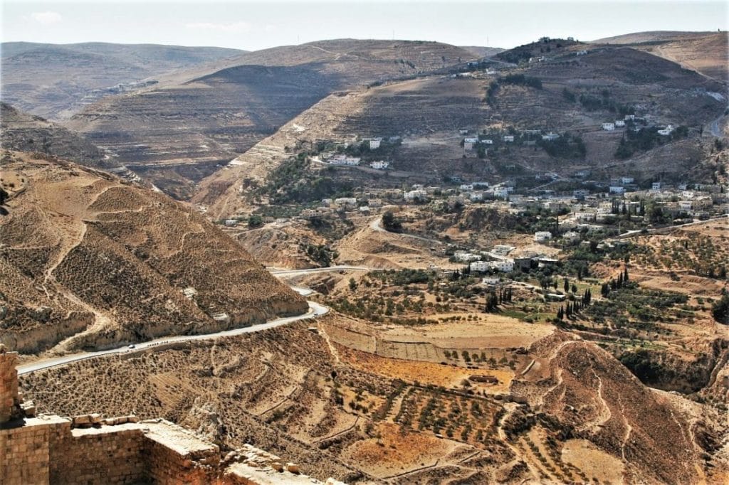 Zamek Al-Karak, twierdza Heroda i mapa z Madaby 3 droga królewska jordania