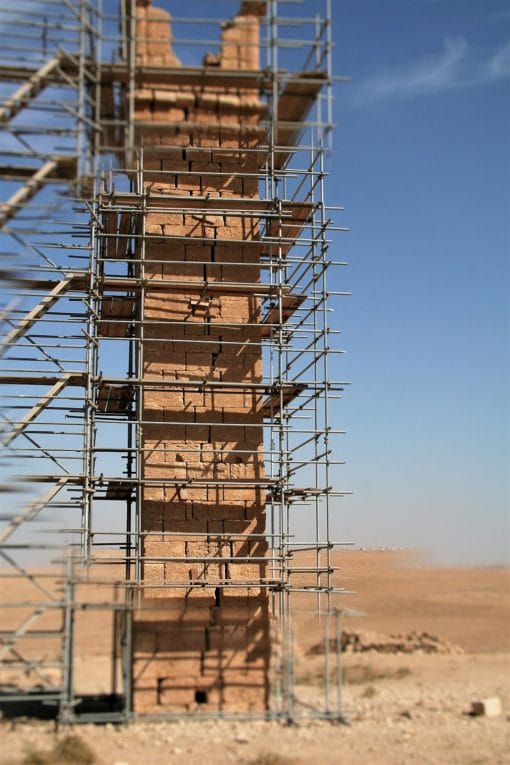 wieza pustelnika Umm ar Rasas Jordania