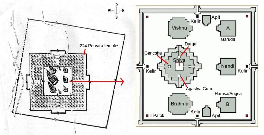 prambanan map