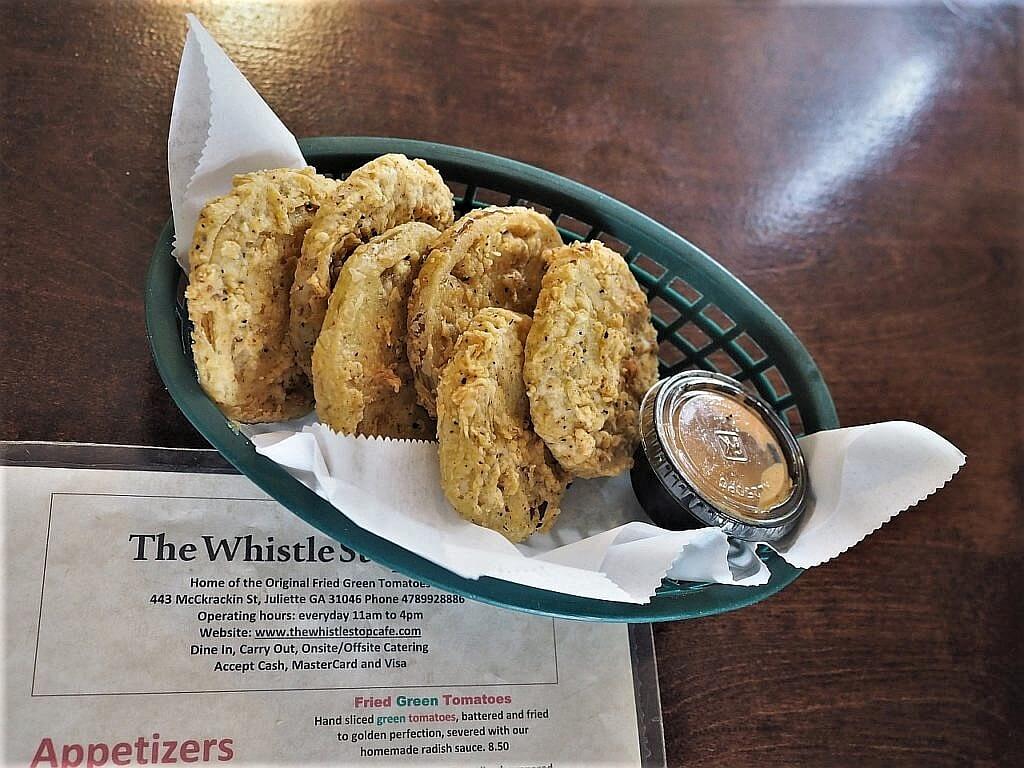 Smażone zielone pomidory. Fried green tomatoes, Whistle Stop.