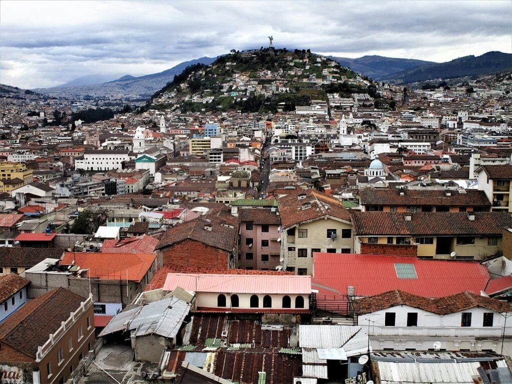 Ostatnia Wieczerza w Quito 20 widok 2Bz 2Bdachu 252C 2Bconvento 2Bsan 2Bdiego