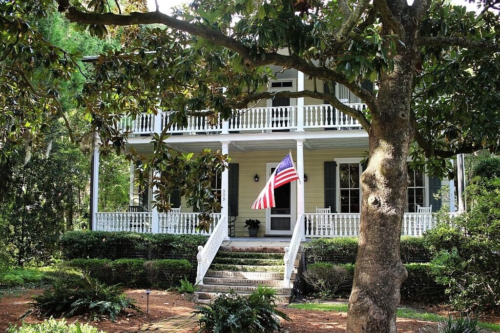 Forrest Gump z Beaufort 36 Forrest Gump piekne domy w Beaufort