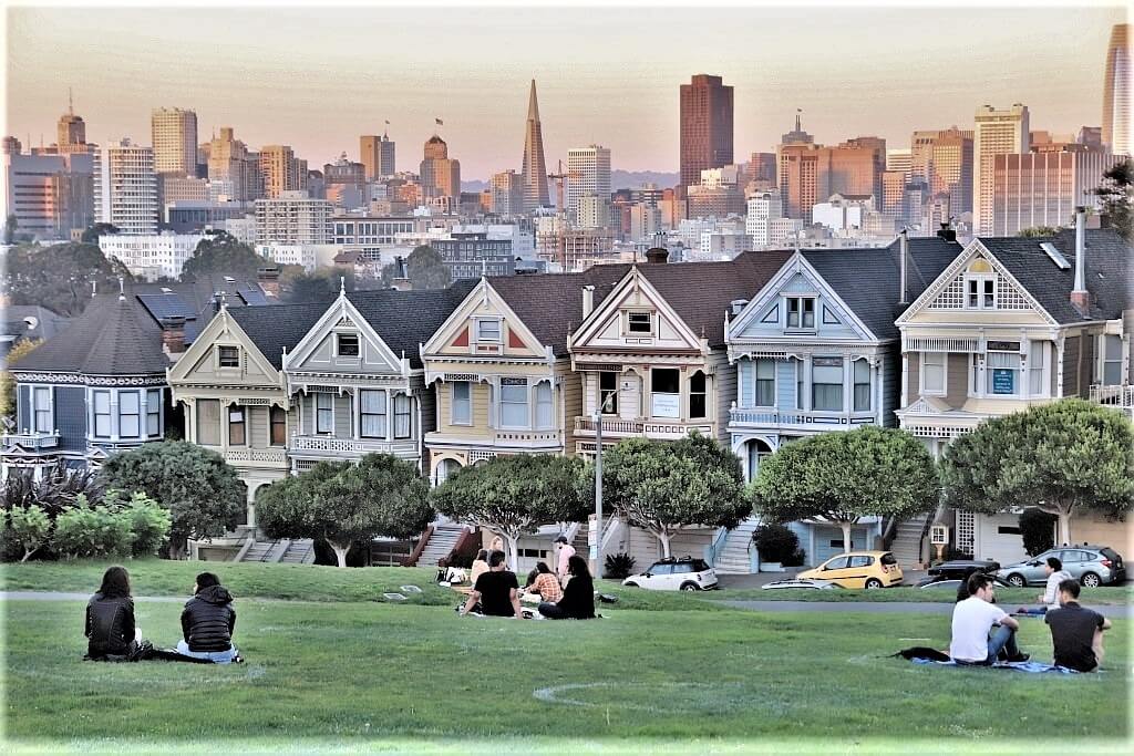 Kalifornia San Francisco Painted Ladies