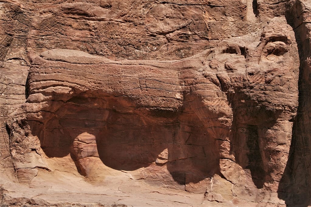 Petra w Jordanii. Starożytne miasto Nabatejczyków 24 Petra w Jordanii -elefant