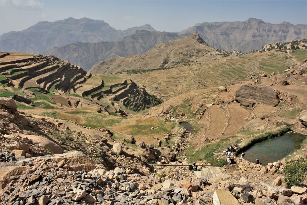 tarasy w gorach Haraz