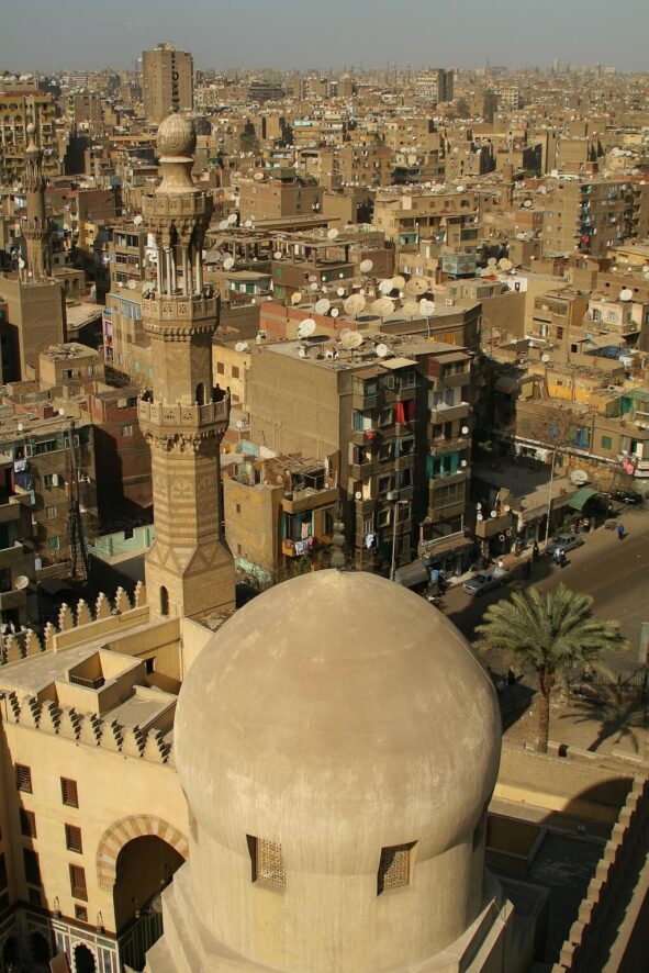 Co zobaczyć w Kairze - wirujący derwisze, meczety i Kair koptyjski 11 view from Ibn Tulun Cairo