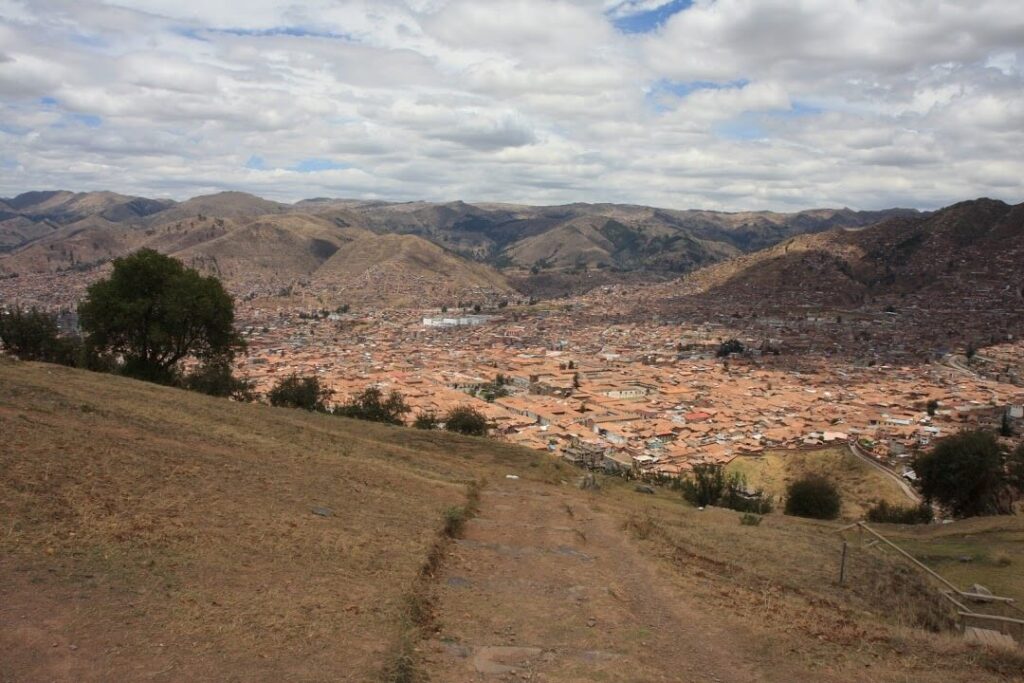Widok na Cuzco