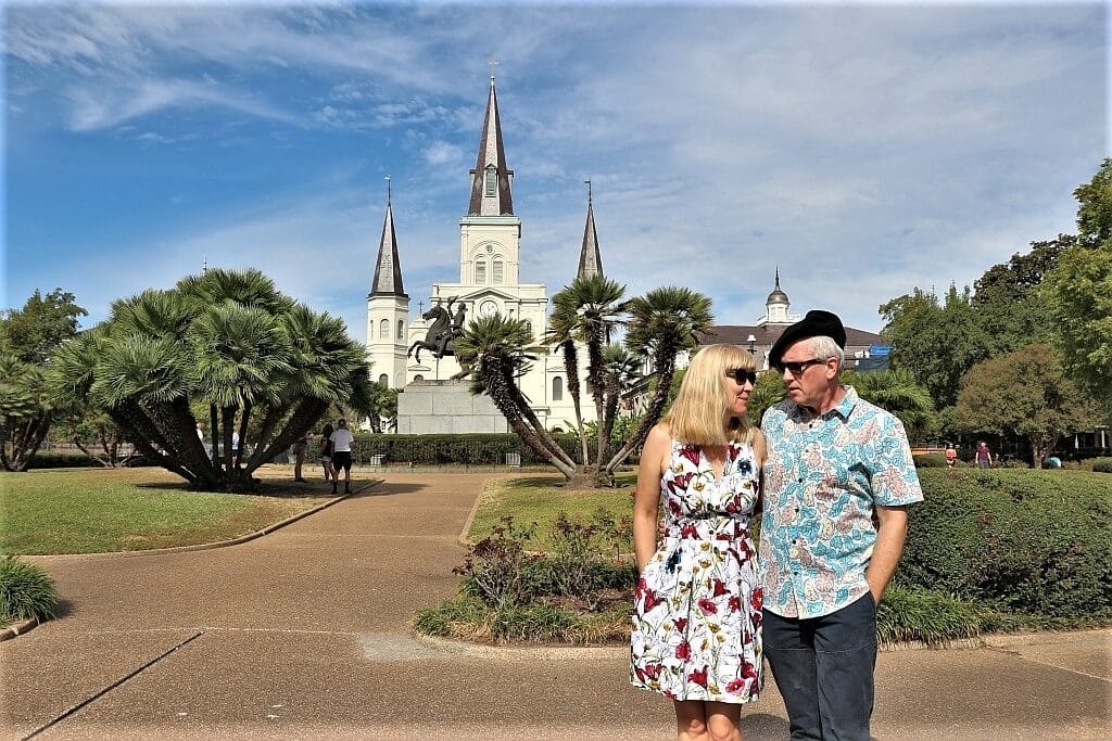 Nowy Orlean - Dzielnica Francuska 48 Katedra Ludwika Jackson Square Nowy Orlean