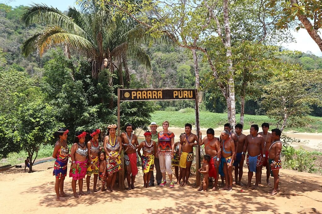 Panama Embera wioska