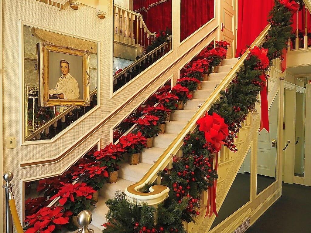 Elvis Presley Graceland klatka schodowa