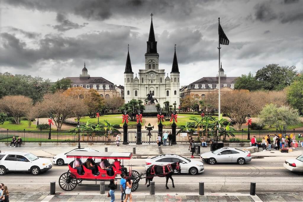 Nowy Orlean - Dzielnica Francuska 49 Jackson Square Nowy Orlean