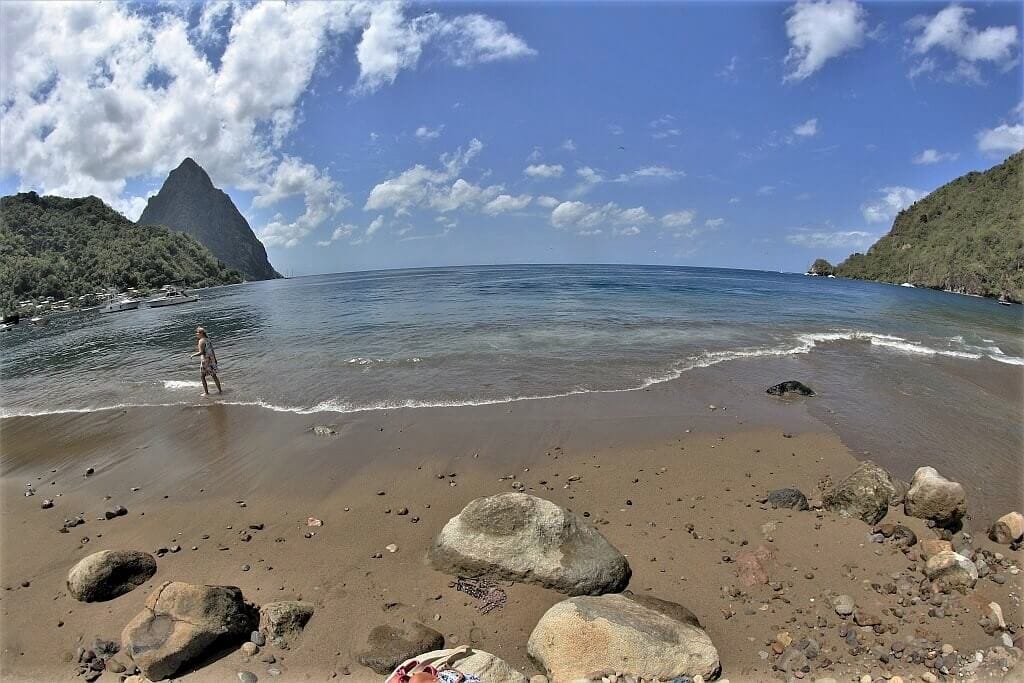 Saint Lucia Soufriere Sugar Beach