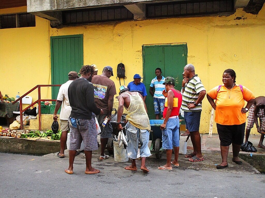 Saint Lucia Soufriere targ