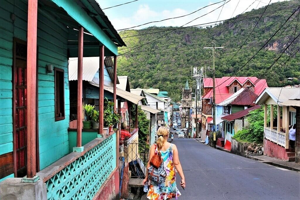Saint Lucia Soufriere ulice