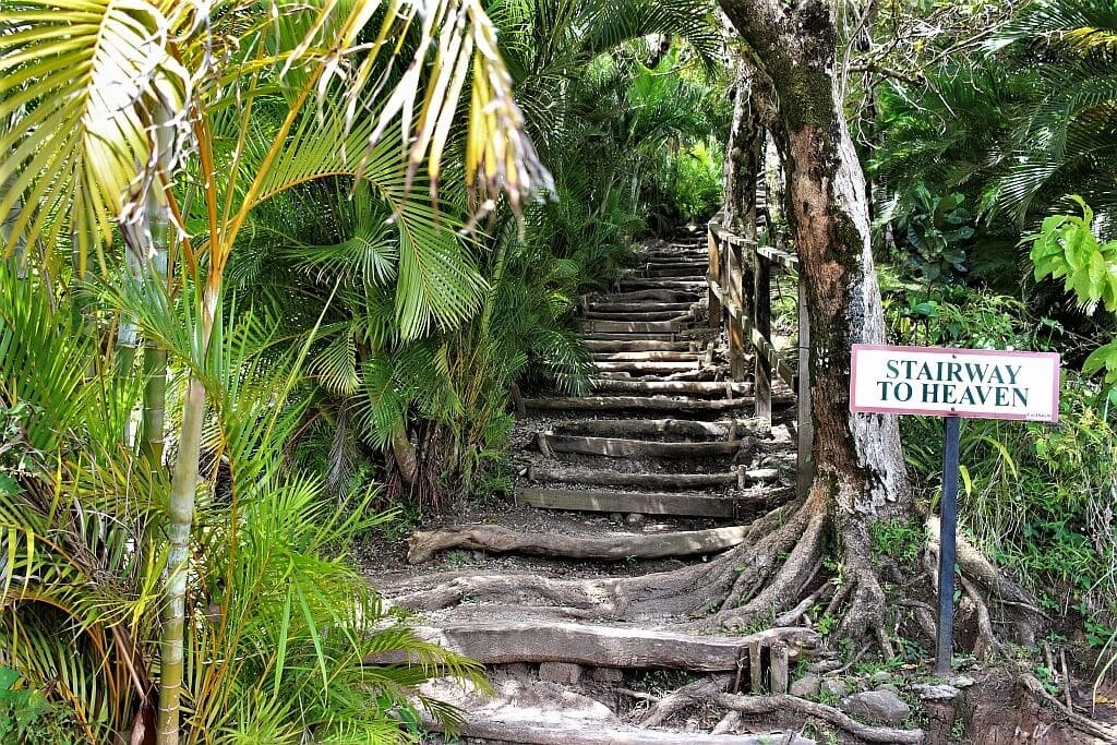Saint Lucia schody do nieba