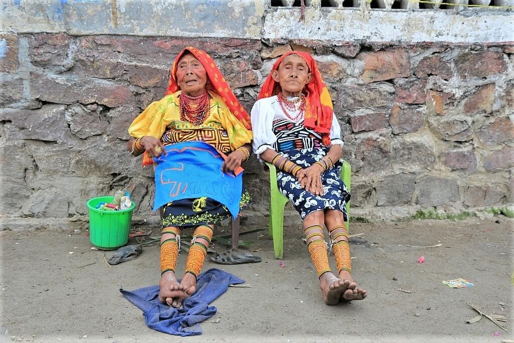 Wyspy San blas Indianki Kuna Panama