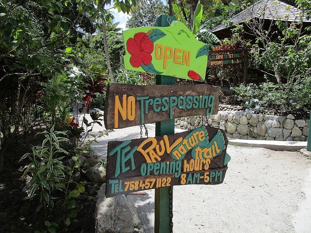 tet paul natural trail Saint Lucia