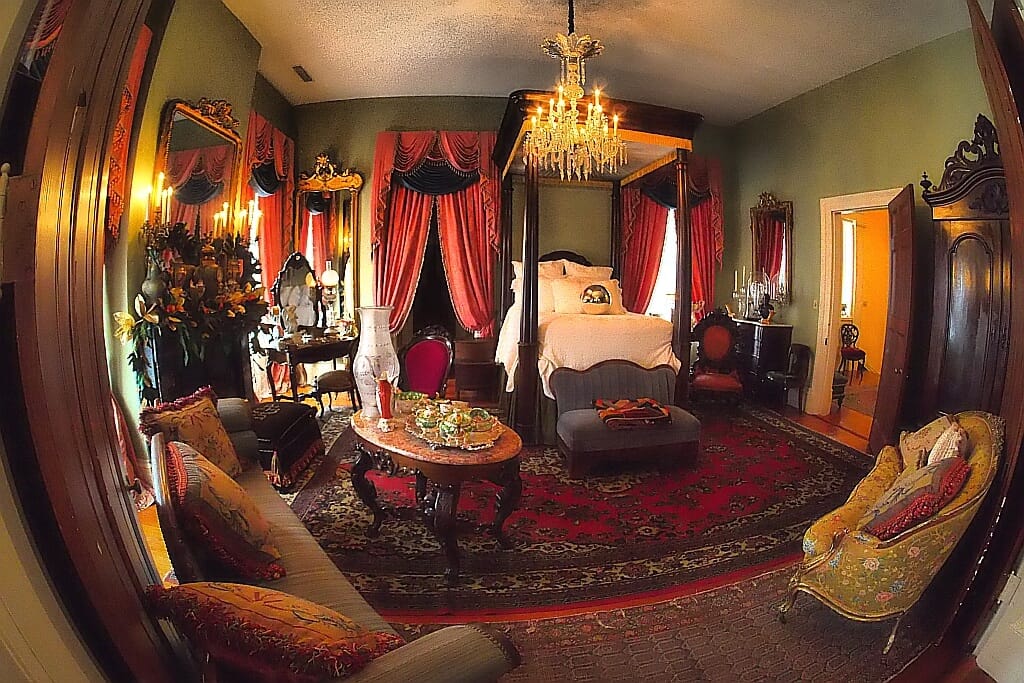 Natchez Chocktaw Hall sypialnia