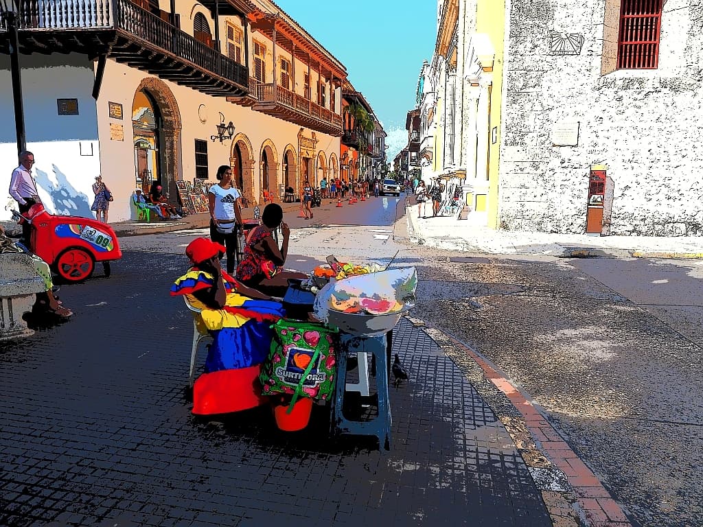 Cartagena de Indias atrakcje ulica