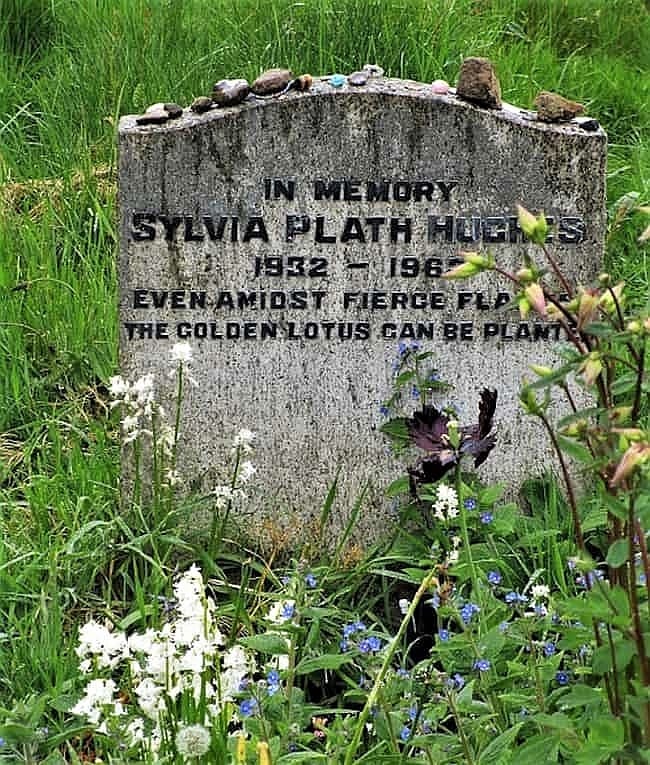 Sylvia Plath 23 Sylvia Plath grob w Heptonstall