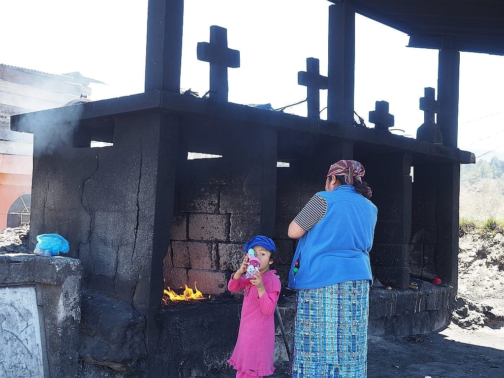 ceremonie Majow w Momostenango w Paclom