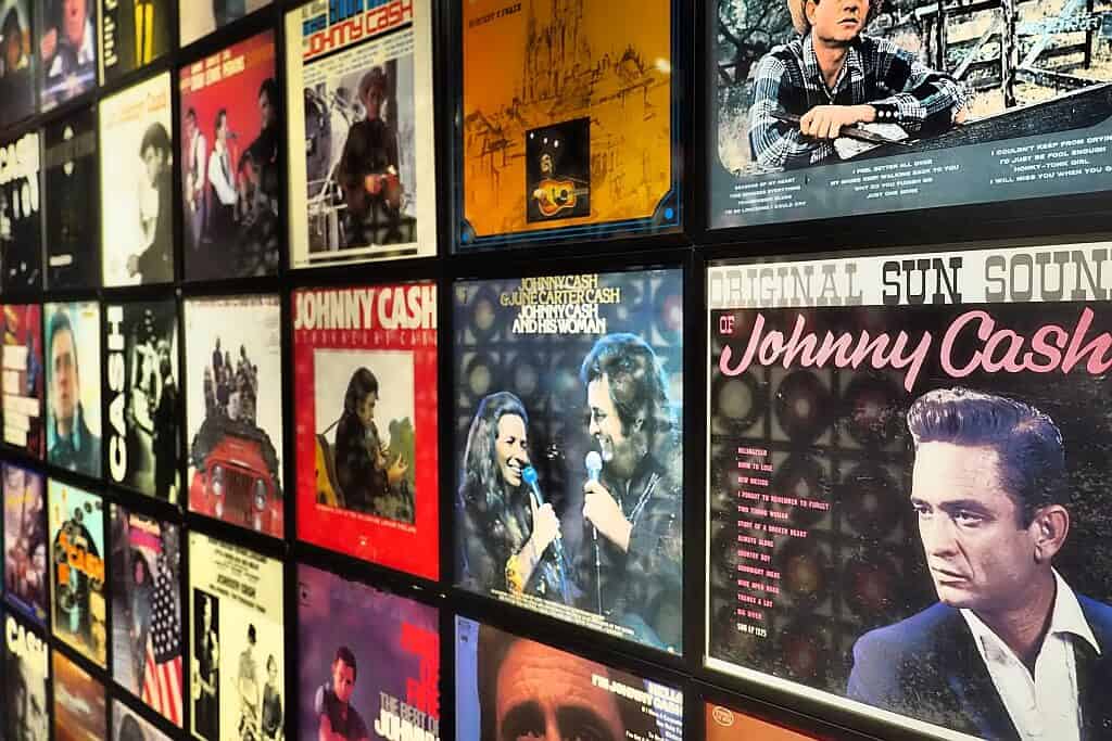 Johnny Cash Museum Nashville.okladki plyt