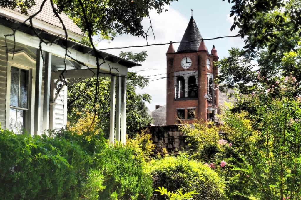 amerykanskie miasteczka ratusz w lexington ga