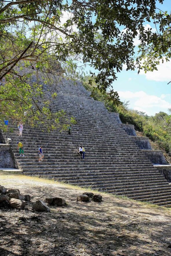 wielka piramida piramidy w uxmal mexico