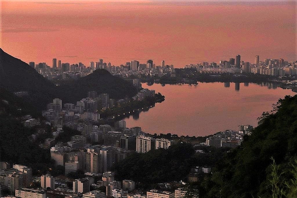 Santa Teresa w Rio de Janeiro Mirante Donia Marta 1