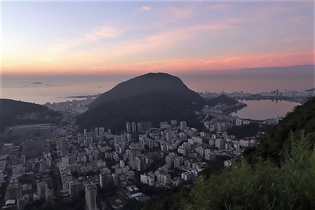 Santa Teresa w Rio de Janeiro punkt widokowy santa marta