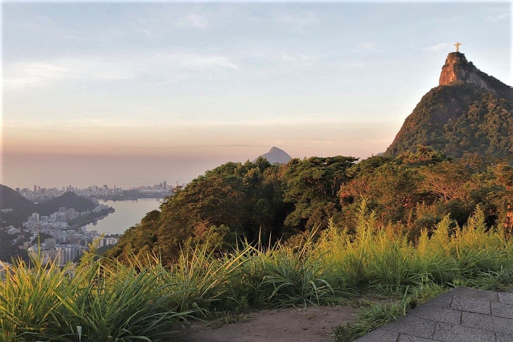 Santa Teresa w Rio de Janeiro widok na Corcovado