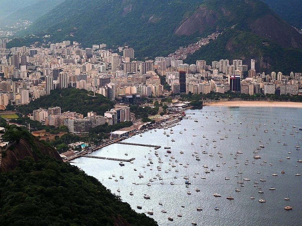 Sugarloaf Mountain w Rio de Janeiro 21 Sugarloaf Mountain Rio de Janeiro widok na zatoke guanabara