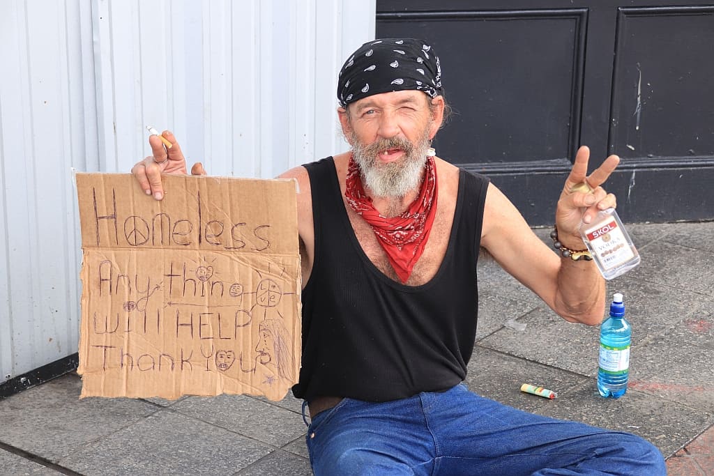 Nowy Orlean - Dzielnica Francuska 26 nowy orlean bezdomny 1