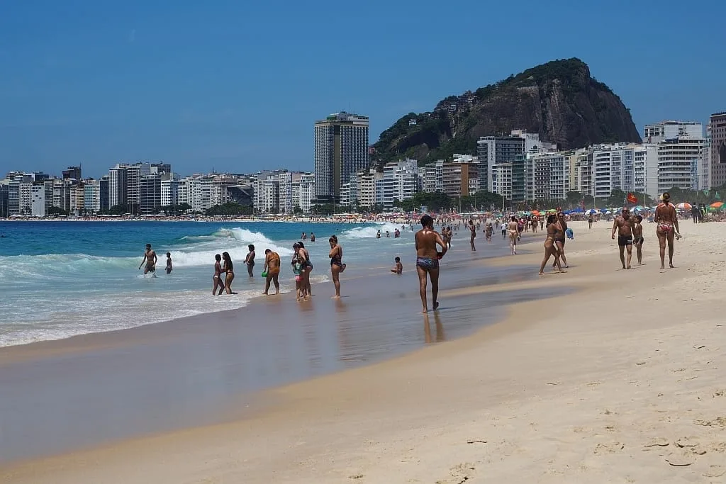 plaze w rio de janeiro copacabana widok