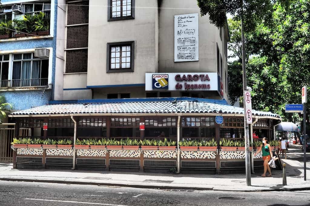 Plaże Rio de Janeiro i dziewczyna z Ipanema 5 restauracja garota de ipanema rio de janeiro